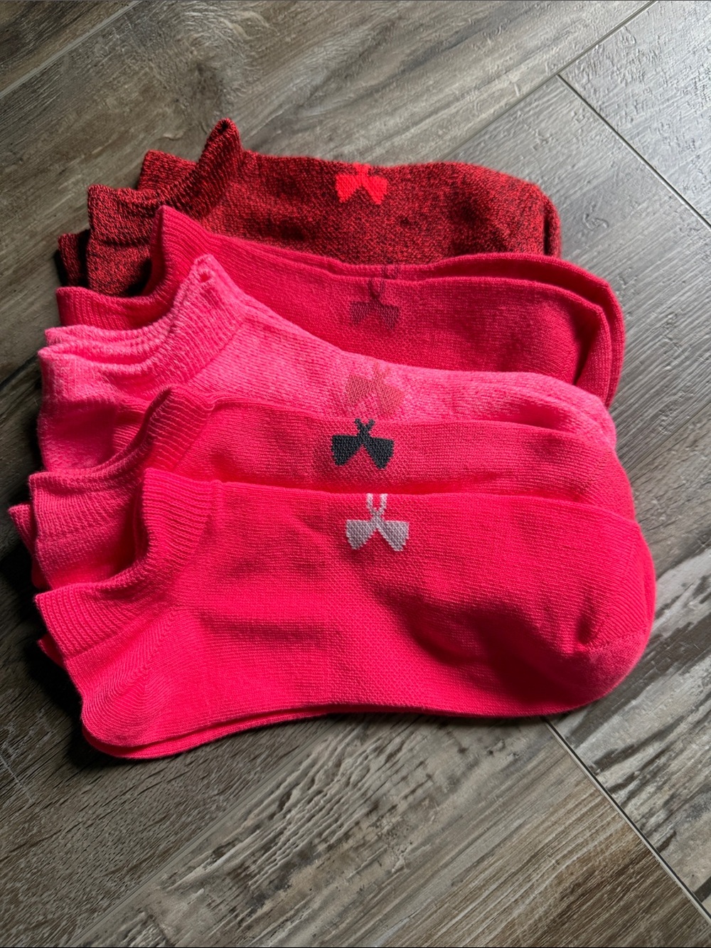 Under Armour Women’s Athletic Socks - Assorted Pink Tones (5 Pack)